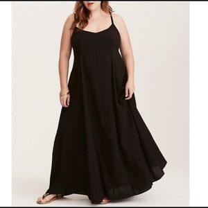 Torrid Black Maxi Tank Dress